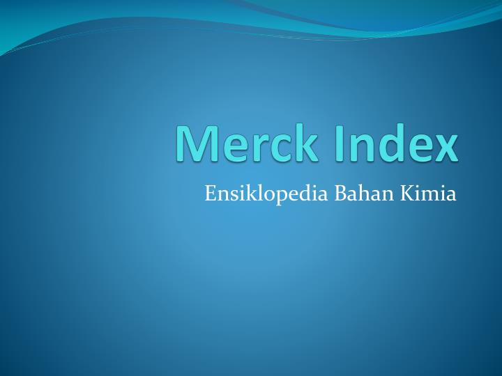 merck index pdf download