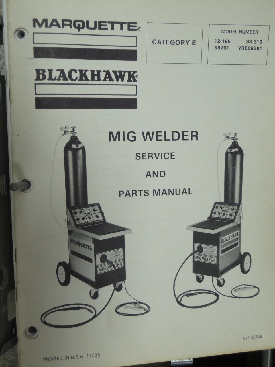 marquette welder manual